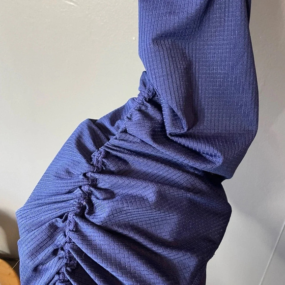 Fabletics PureLuxe Mid-Rise Ruched 7/8 Legging indigo purple size S/M - Picture 5 of 14